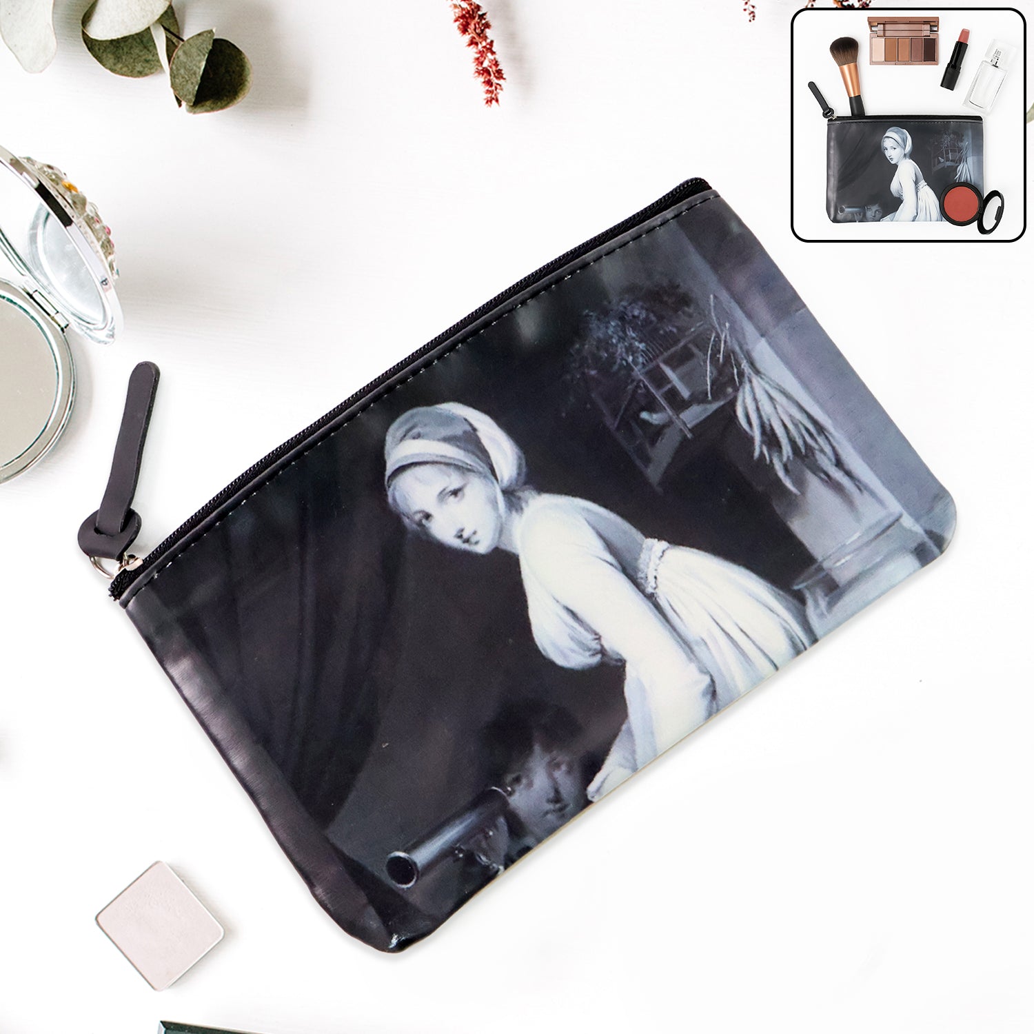 Stylish Multipurpose Makeup & Stationery Bag  Stylish Multipurpose Makeup & Stationery Bag